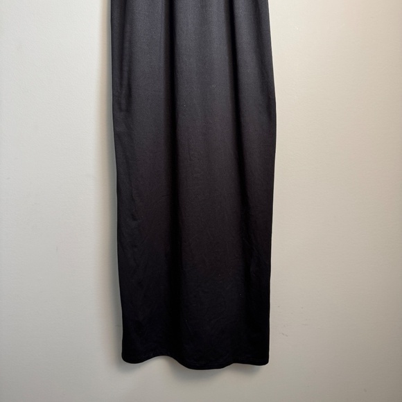 Ardene Women's Small Babydoll Maxi Dress Black Empire Waist Stretchy‎ Festival - Picture 2 of 16